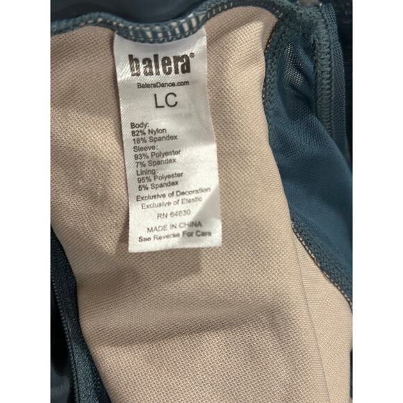Balera Mesh/Lycra body suit/leotard, Large - Picture 4 of 4